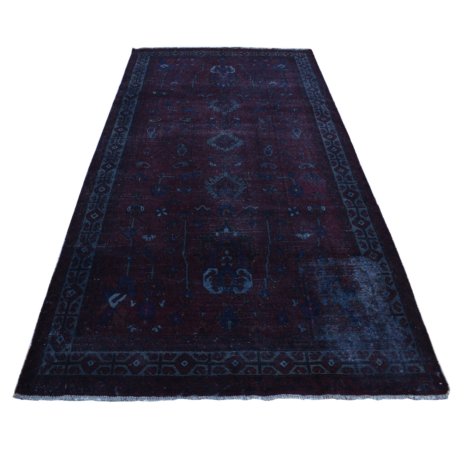 Overdyed & Vintage Rugs LUV728064